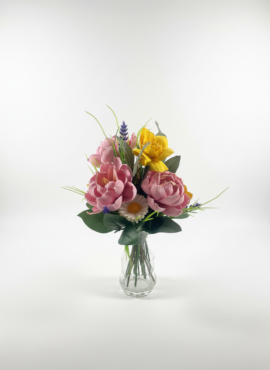 Pink Peonies Vase Arrangement