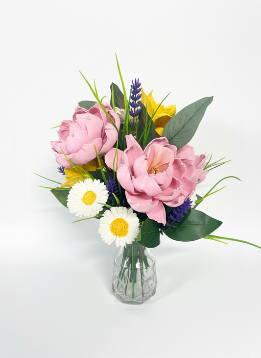 Pink Peonies Vase Arrangement